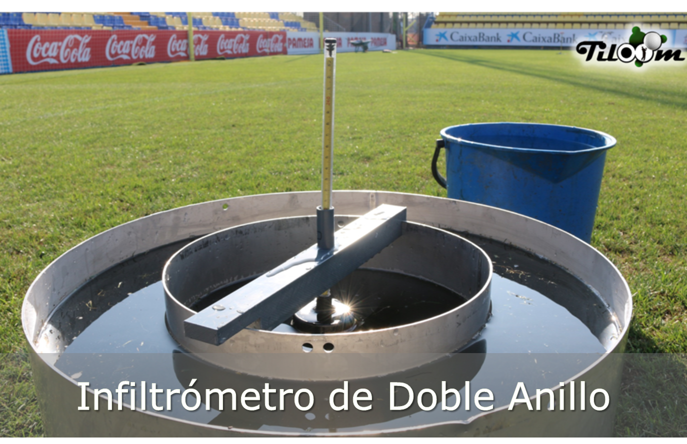 Tiloom - Infiltration test: Monitor lawn drainage - infiltration test 300x173