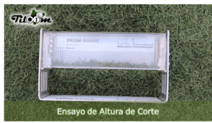 Altura de corte césped