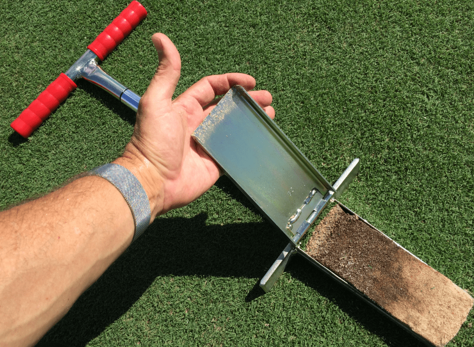 Tiloom – 18 cm deep sample cutter with handle – 7-inch portable sample cutter