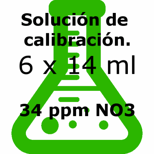 Tiloom - Solução de calibração 34 ppm NO₃ 6 x 14 ml - 34no3