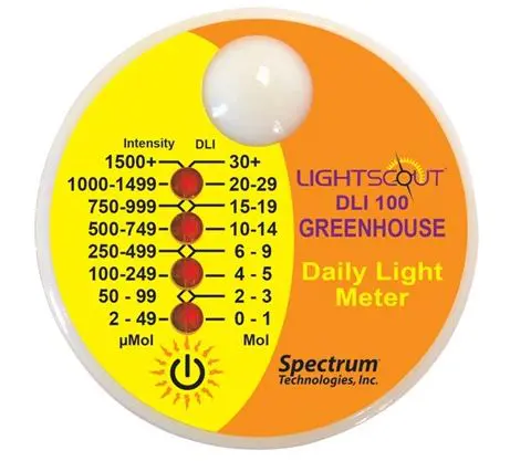 Tiloom - Medidor de luz DLI 100 para interior - Medidor DLI interior 2