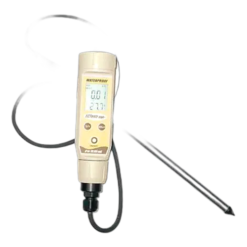 Medidor de conductividad eléctrica directa en suelo FieldScout Spectrum con sonda de inserción de 20 cm