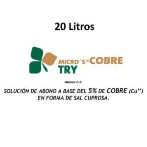 Tiloom - TRY Micro's CUIVRE Engrais au CUIVRE - 20 L - cuivre