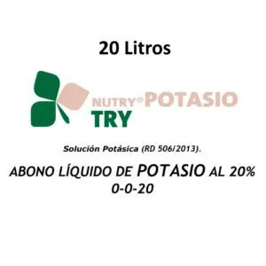 Tiloom - TRY POTASIO PLUS Concime al POTASSIO - 20 L - potasio20